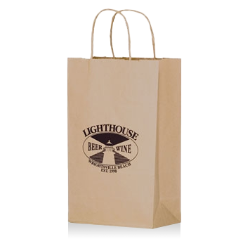 Custom Canvas Handled Wine Bags